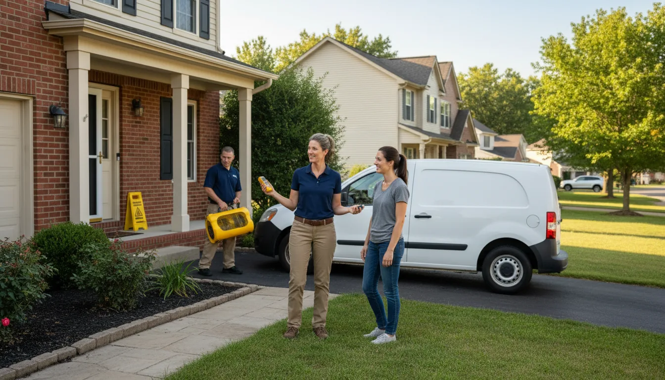 Water restoration image for Dehumidification And Cleanup Services in South Saint Paul, MN
